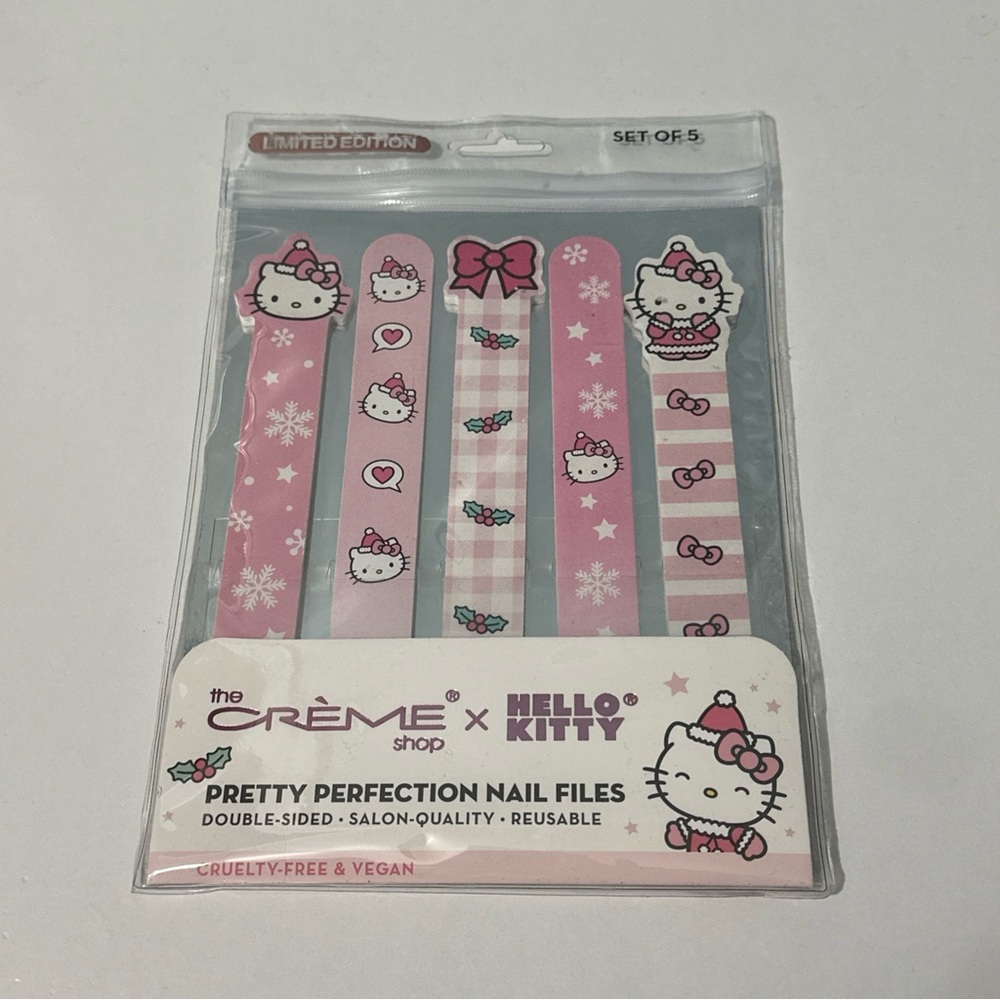 The Crème Shop x Hello Kitty Pink Nail Files Set - Picture 1 of 3